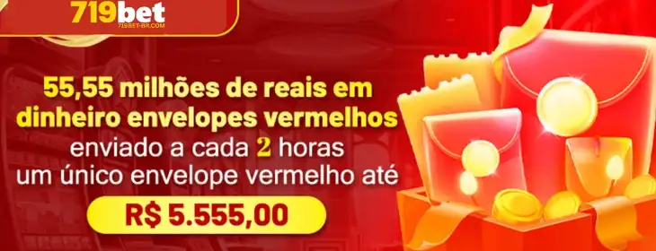 Banner de promoção no aplicativo 719BET.